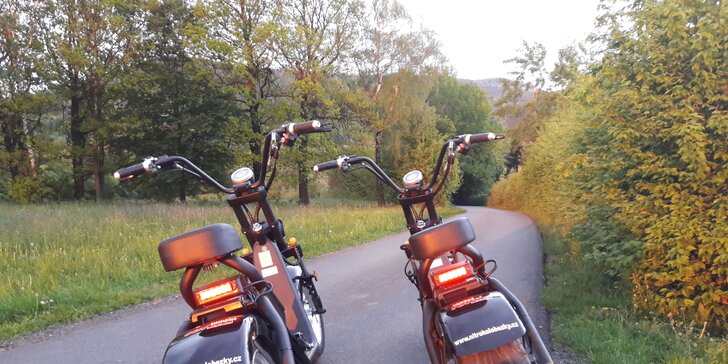 Objevujte krásy Beskyd na nitrokoloběžkách Harley style s dojezdem až 80 km