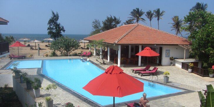 Božská Srí Lanka: apartmány u moře, bazén, snídaně i český delegát