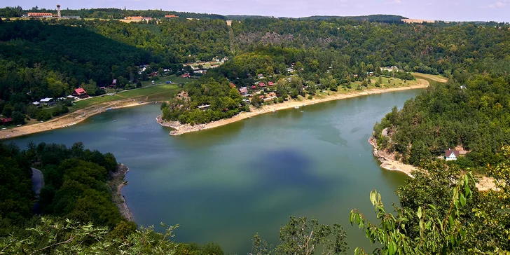 Letní relax pro nenáročné: bungalovy u Vranovské přehrady pro 5 osob