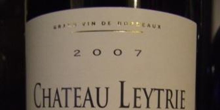 189 Kč za červené Château Leytrie / Bordeaux Red, Francie