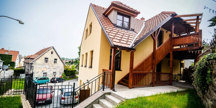 Pobyt v Českém Krumlově až pro 5 osob: krásné apartmány s kuchyňkou