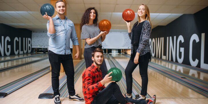 Bowling pro 2–6 hráčů: 6 profi bowlingových drah