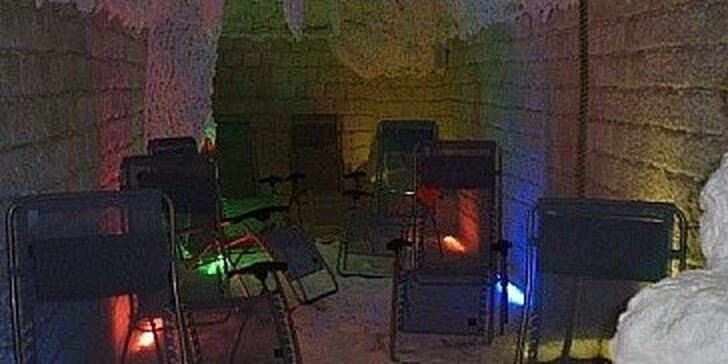 45minut relaxace v Solné jeskyni v Turnově pro 1 osobu