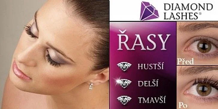 Prodlužování řas metodou DIAMOND LASHES®