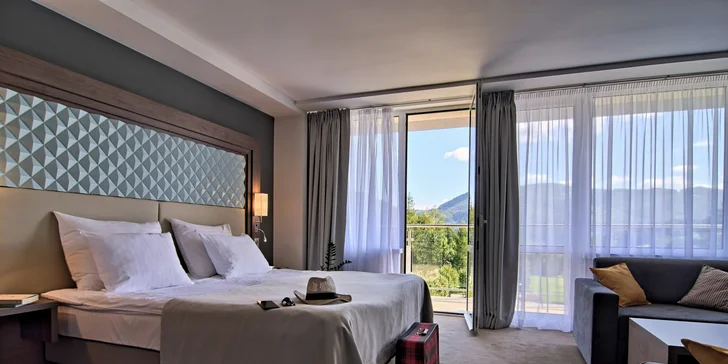 Pobyt v Sadeckých Beskydech: horský hotel s wellness, sportovišti a polopenzí