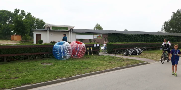 Legrace pro jednotlivce i partu přátel: sumo zápasy v bublinách, 30 či 60 min.