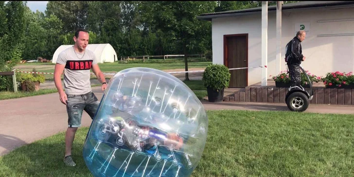 Legrace pro jednotlivce i partu přátel: sumo zápasy v bublinách, 30 či 60 min.