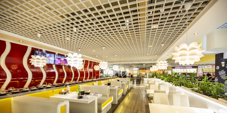 Sushi sety s 8–24 rolkami: kousky lososem, tuňákem i vege