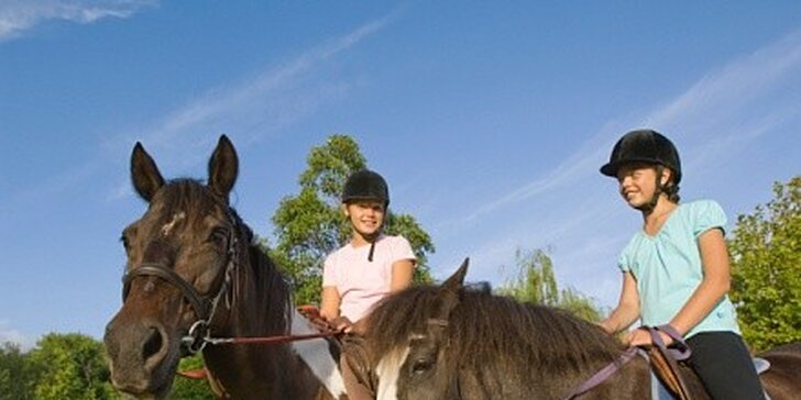7denní tábor plný dobrodružství, jízdy na koních a sportovních aktivit