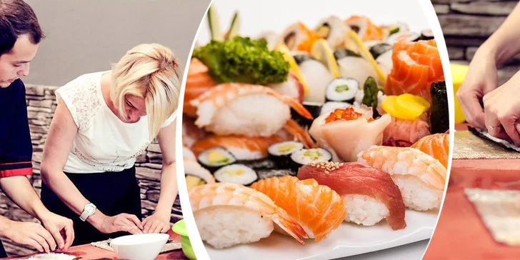 Individuální kurz sushi v restauraci Sushi Plus