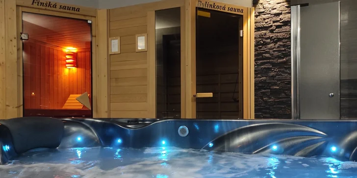 Na výběr máte i pobyt s privátním wellness.