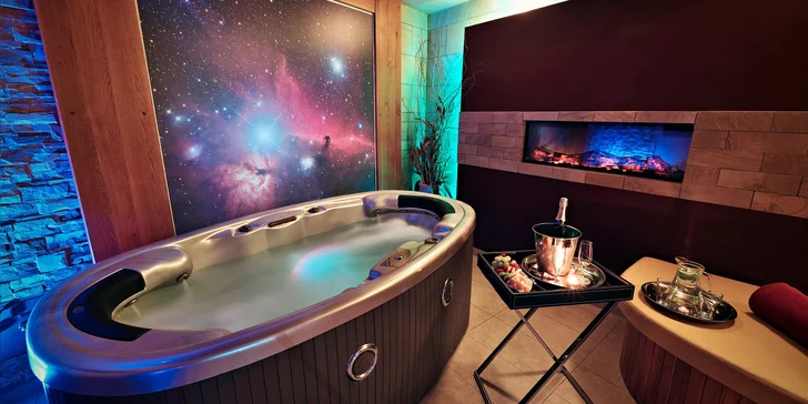 Privátní wellness: sauny i vířivka nebo luxusní balíček plný romantiky pro 2 os.