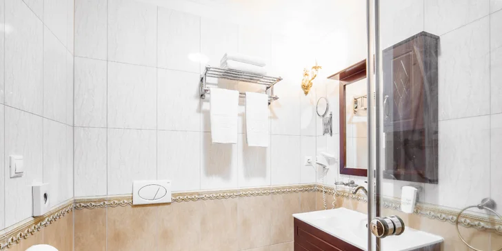 Připraveny pro vás budou i župany do wellness a ručníky.