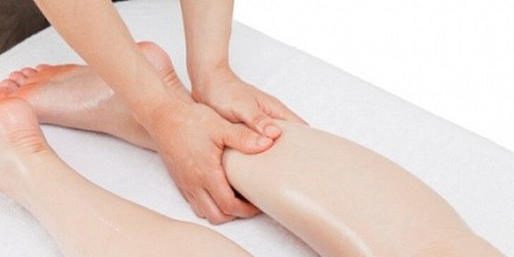 Relaxační masáž šíje,zad a nohou zezadu i zepředu