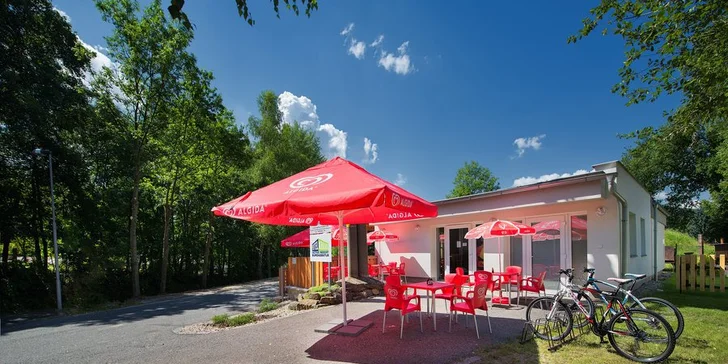 Dovolená v Železných horách: chatka pro 4 osoby, polopenze, wellness i sport