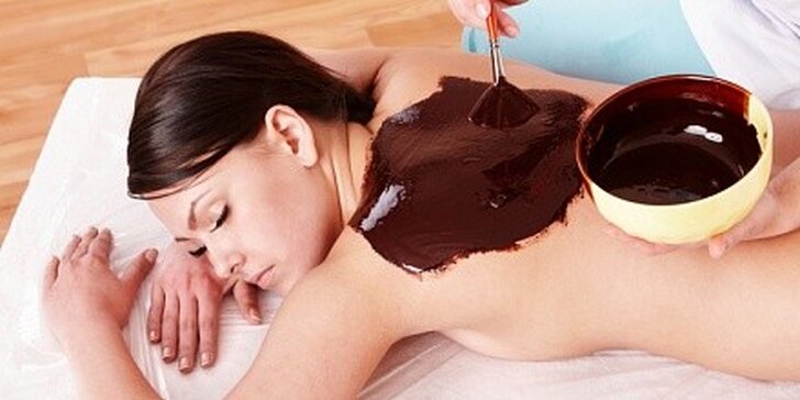 Čokoládová masáž a zábal