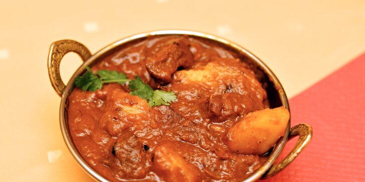 Indické degustační menu pro dva i butter chicken pro i 1 a 2 osoby