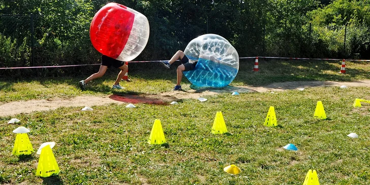 Legrace pro jednotlivce i partu přátel: sumo zápasy v bublinách, 30 či 60 min.