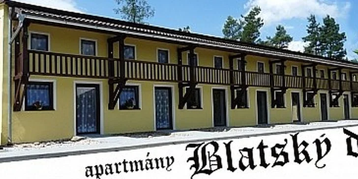 1867 Kč za 7 dnů ubytování v Jižních Čechách pro jednu osobu