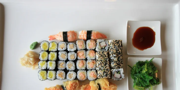 Milujeme sushi: veganský set i rolky se sépií či úhořem v restauraci Sushikko