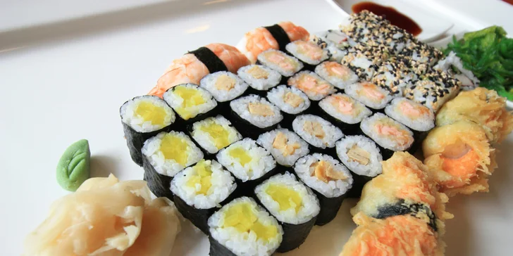Milujeme sushi: veganský set i rolky se sépií či úhořem v restauraci Sushikko