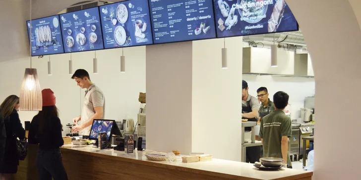 20% sleva na veškerý sortiment vietnamského bistra Banh-mi-ba: bagety, nudle i polévky