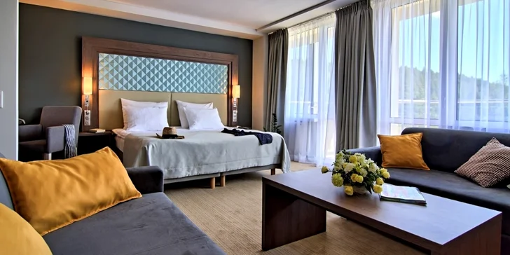 Pobyt v Sadeckých Beskydech: horský hotel s wellness, sportovišti a polopenzí