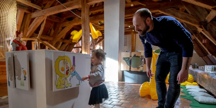 Vstupenka na interaktivní výstavu pro děti Leporelo v Malostranské besedě