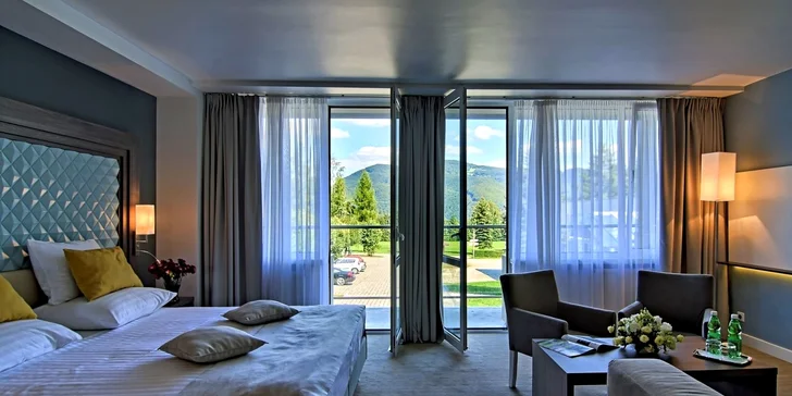 Pobyt v Sadeckých Beskydech: horský hotel s wellness, sportovišti a polopenzí
