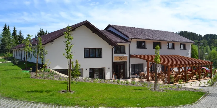 Pobyt na Vysočině pro 2 osoby: dobrá snídaně i wellness a masážní vana