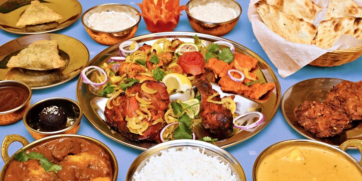 25% sleva do indické restaurace Hurry Curry: tradiční polévky, saláty i vege či masová jídla
