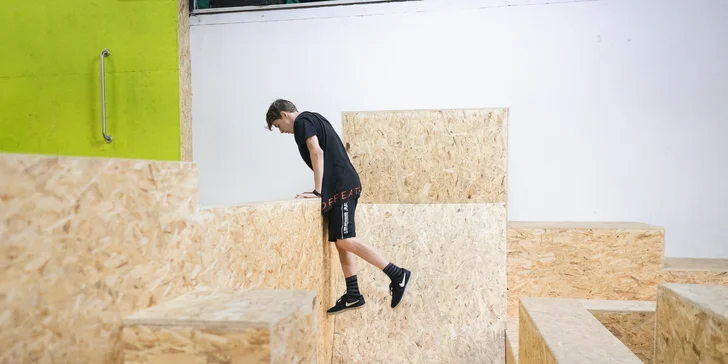 Vyzkoušej si, jaké to je být ninjou: vstup do Parkour Parku i hodina s trenérem