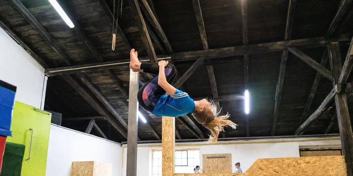 Vyzkoušej si, jaké to je být ninjou: vstup do Parkour Parku na 120 minut pro 1 i 2 osoby
