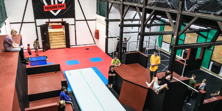 Vyzkoušej si, jaké to je být ninjou: vstup do Parkour Parku i hodina s trenérem