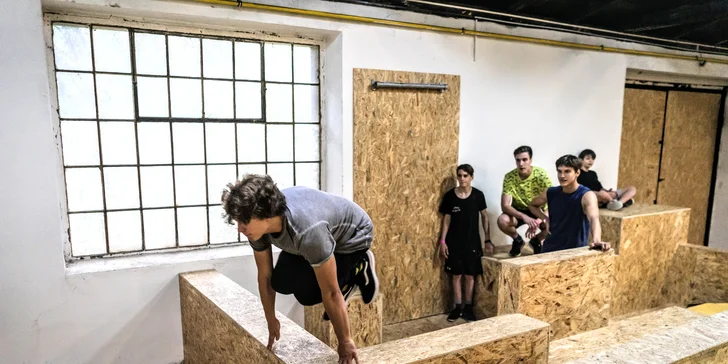 Vyzkoušej si, jaké to je být ninjou: vstup do Parkour Parku na 120 minut pro 1 i 2 osoby