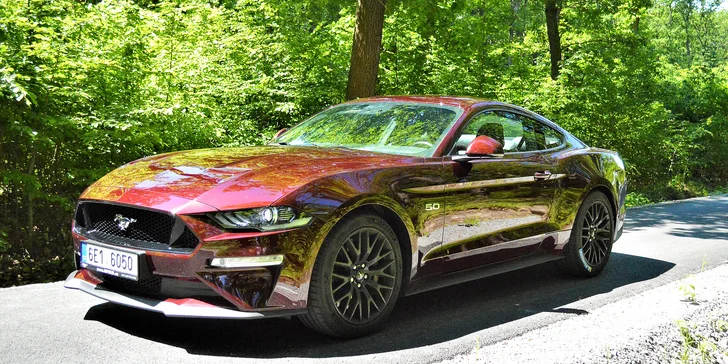Ford Mustang 5.0 GT 2019: 20–60 min. jízdy nebo zapůjčení na 8 hod. i víkend