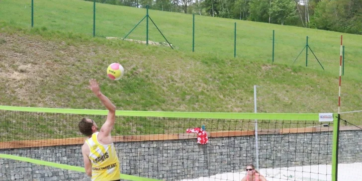 Pronájem kurtu na beach volejbal v Liberci až na 3 hodiny