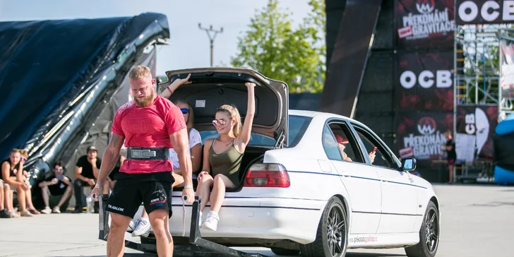 Celodenní vstupenka na sportovně-hudební show OCB Překonání Gravitace