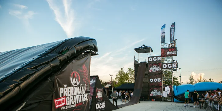 Celodenní vstupenka na sportovně-hudební show OCB Překonání Gravitace