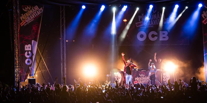 Celodenní vstupenka na sportovně-hudební show OCB Překonání Gravitace