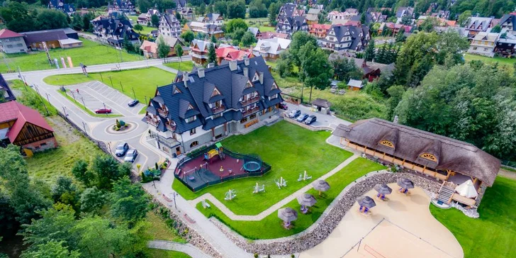 Polské Tatry v kouzelném hotelu: snídaně či polopenze a wellness