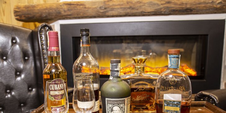 Čas na výjimečné drinky: degustace pěti světových rumů nebo whisky