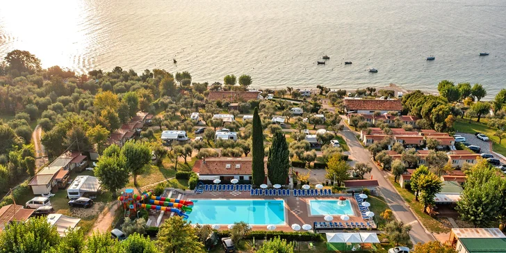 Pobyt u Lago di Garda: ubytování v mobilním domku až pro 5 osob