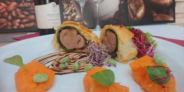 3chodové menu pro jednoho i pro dva i s možností snoubení s vínem