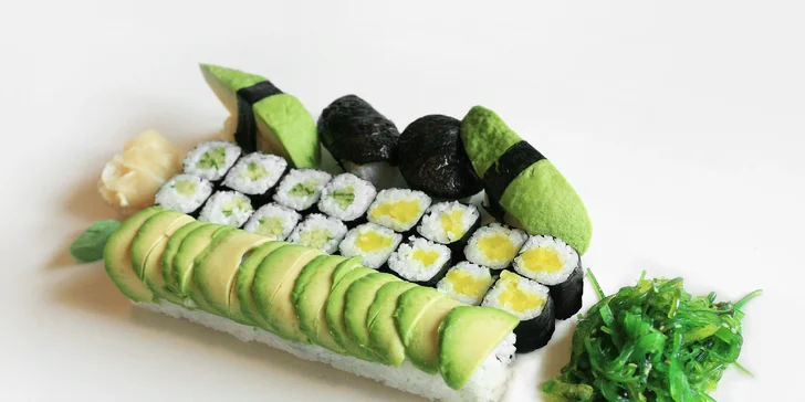 Milujeme sushi: veganský set i rolky se sépií či úhořem v restauraci Sushikko