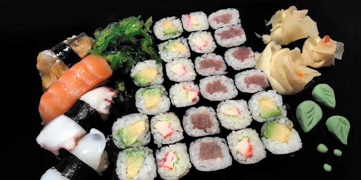 Milujeme sushi: veganský set i rolky se sépií či úhořem v restauraci Sushikko