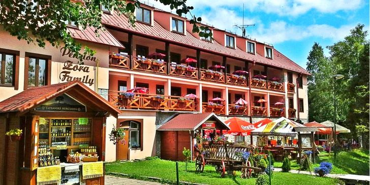Dovolená ve dvou či s rodinou v penzionu hned u lanovky vč. polopenze