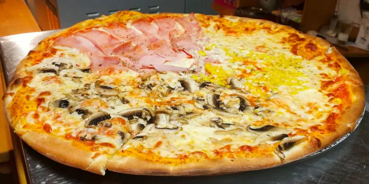 Pochutnejte si na 1 nebo 2 pizzách: výběr pro masožravce i vegetariány