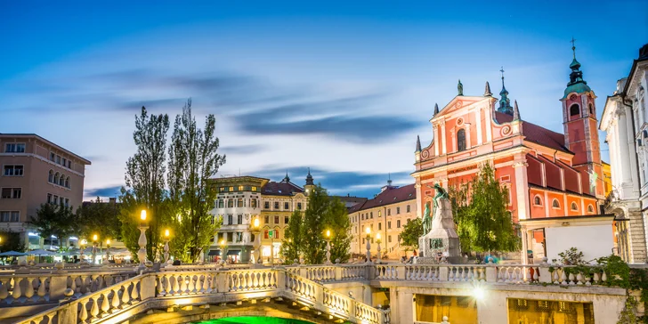 Zájezd za přírodou i památkami Slovinska: doprava, 1× nocleh i průvodce