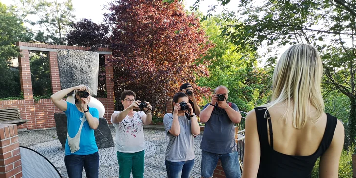 Celodenní intenzivní kurz focení nebo půldenní workshop pro začátečníky
